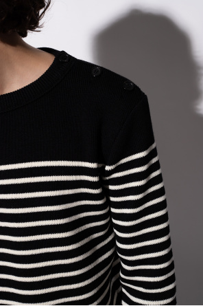 Black Sweater with logo Saint Laurent - Vitkac GB